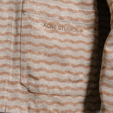 Striped Overshirt Beige/Camel OUTW000773