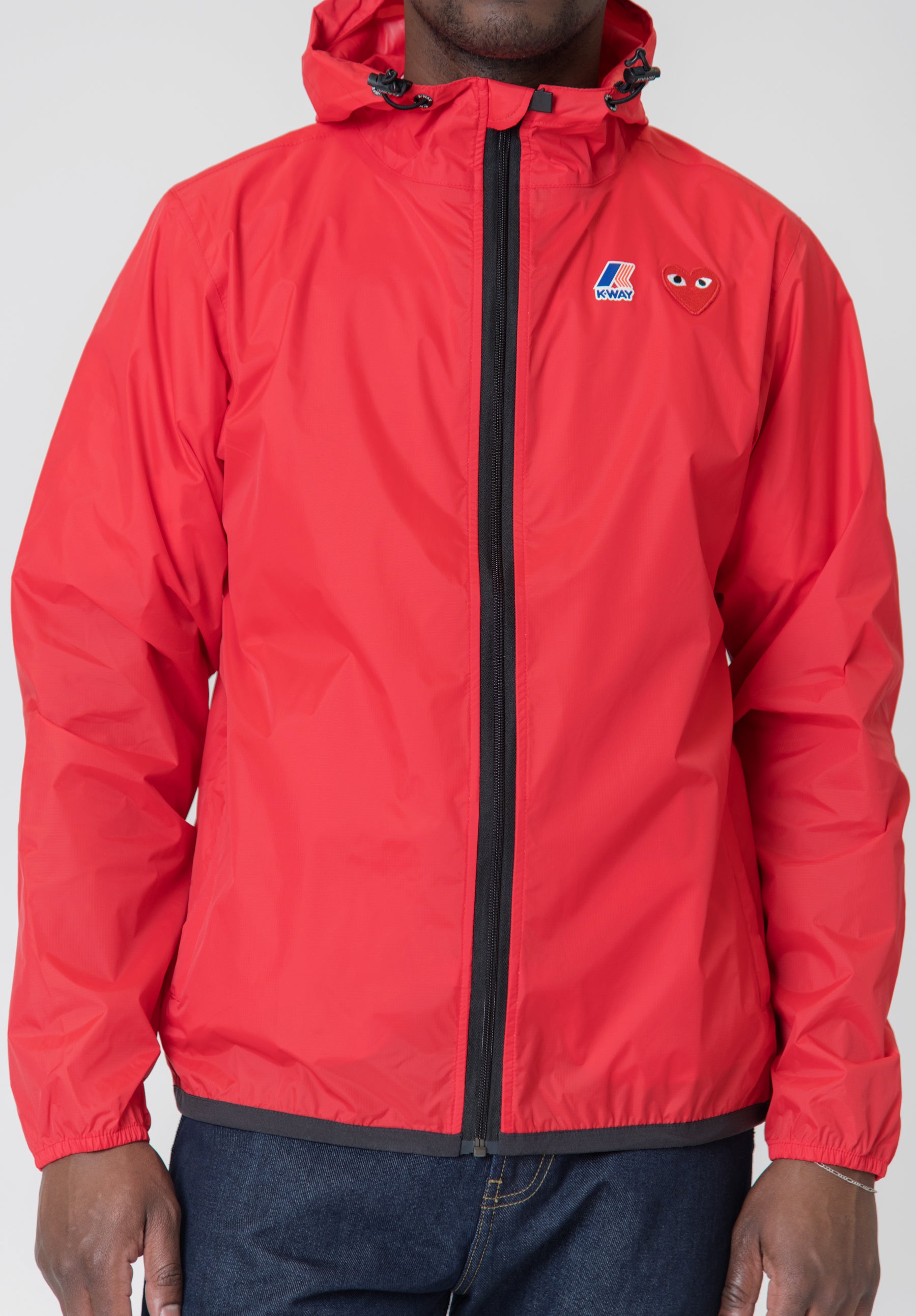 K-WAY Full-Zip Packable Jacket Red J501-2