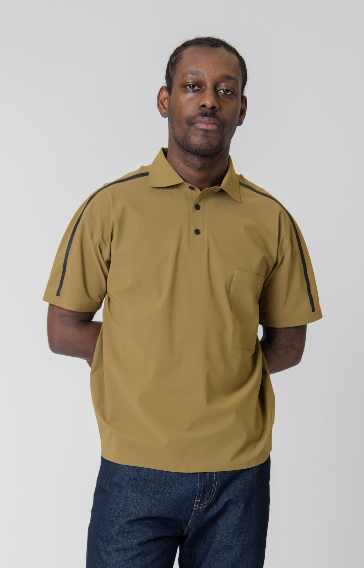 Taped Ultrasound Polo Shirt Idralite Green