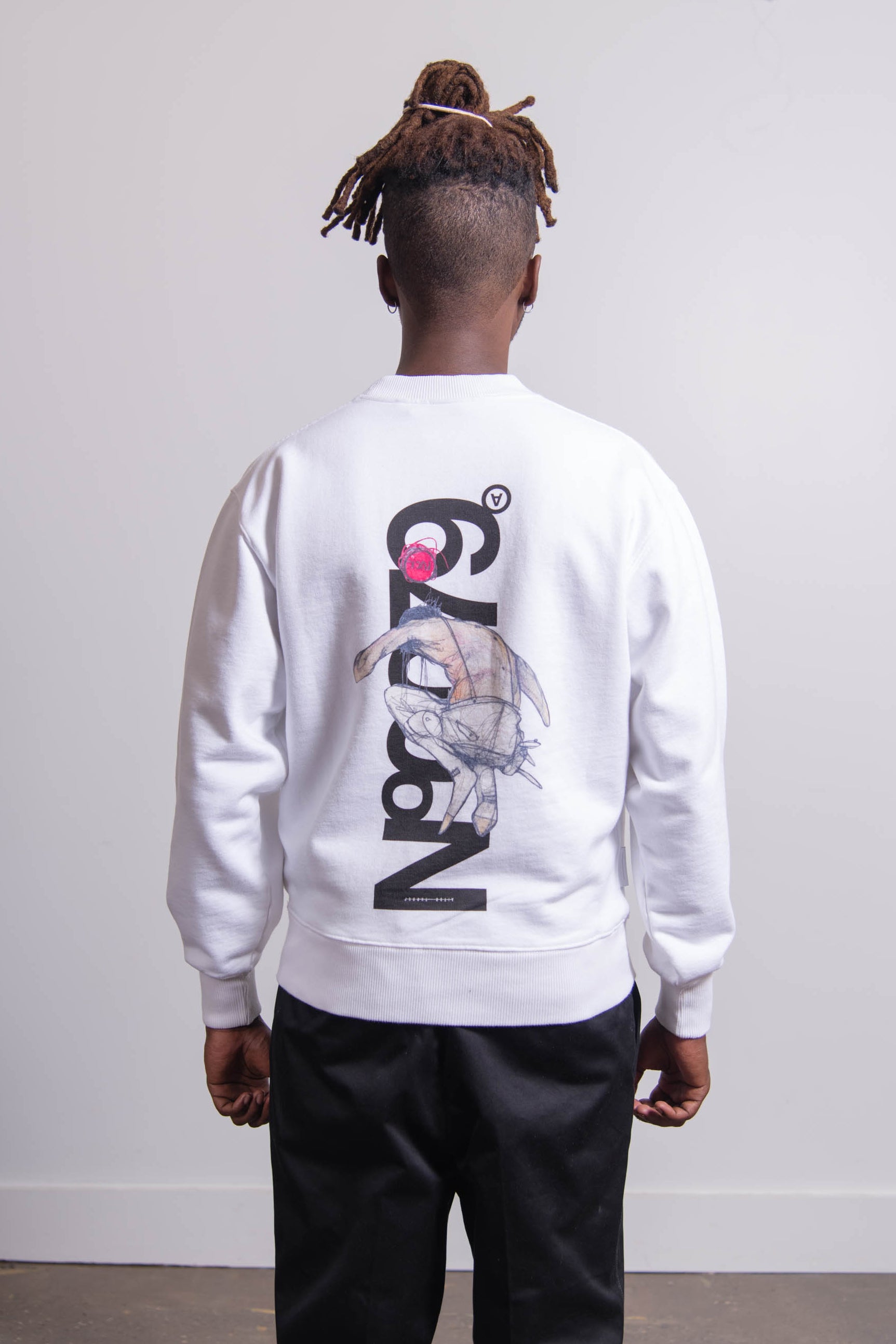 N.0079 Crewneck Sweater White