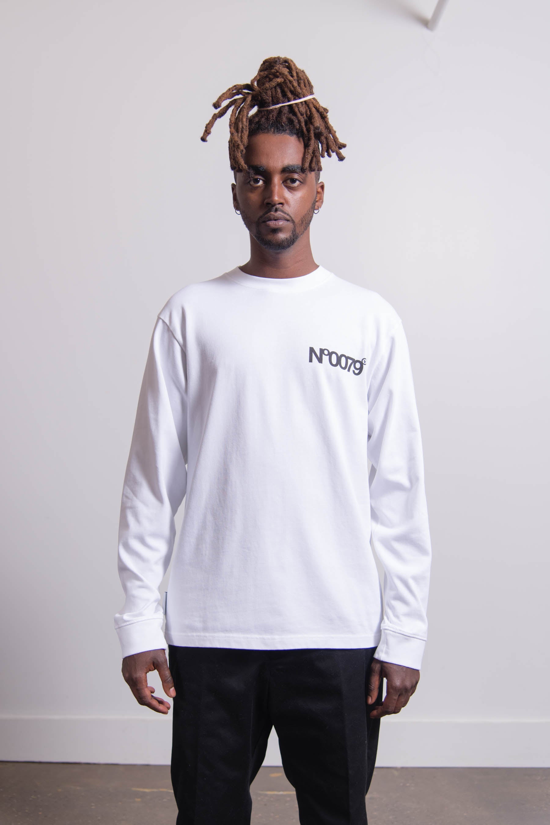 Long Sleeve N.0079 Tee White