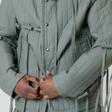 Coated Deconstructed Jacket Green JKT17