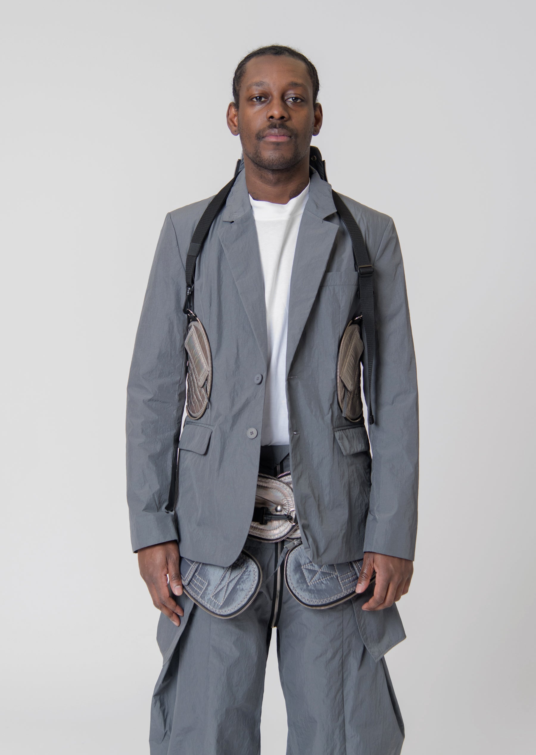 Packable Blazer Grey JKT47
