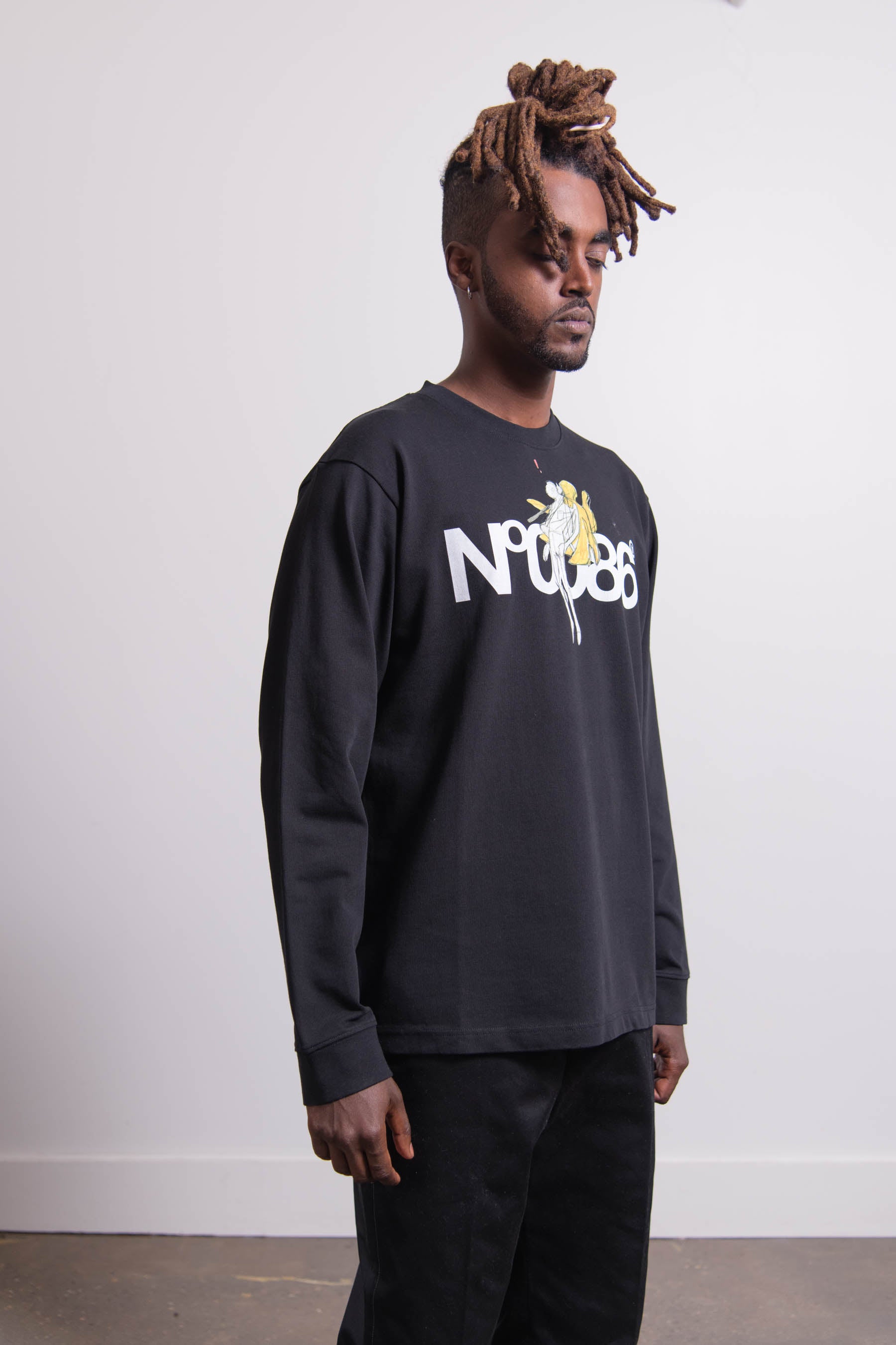Long Sleeve N.0086 Tee Black
