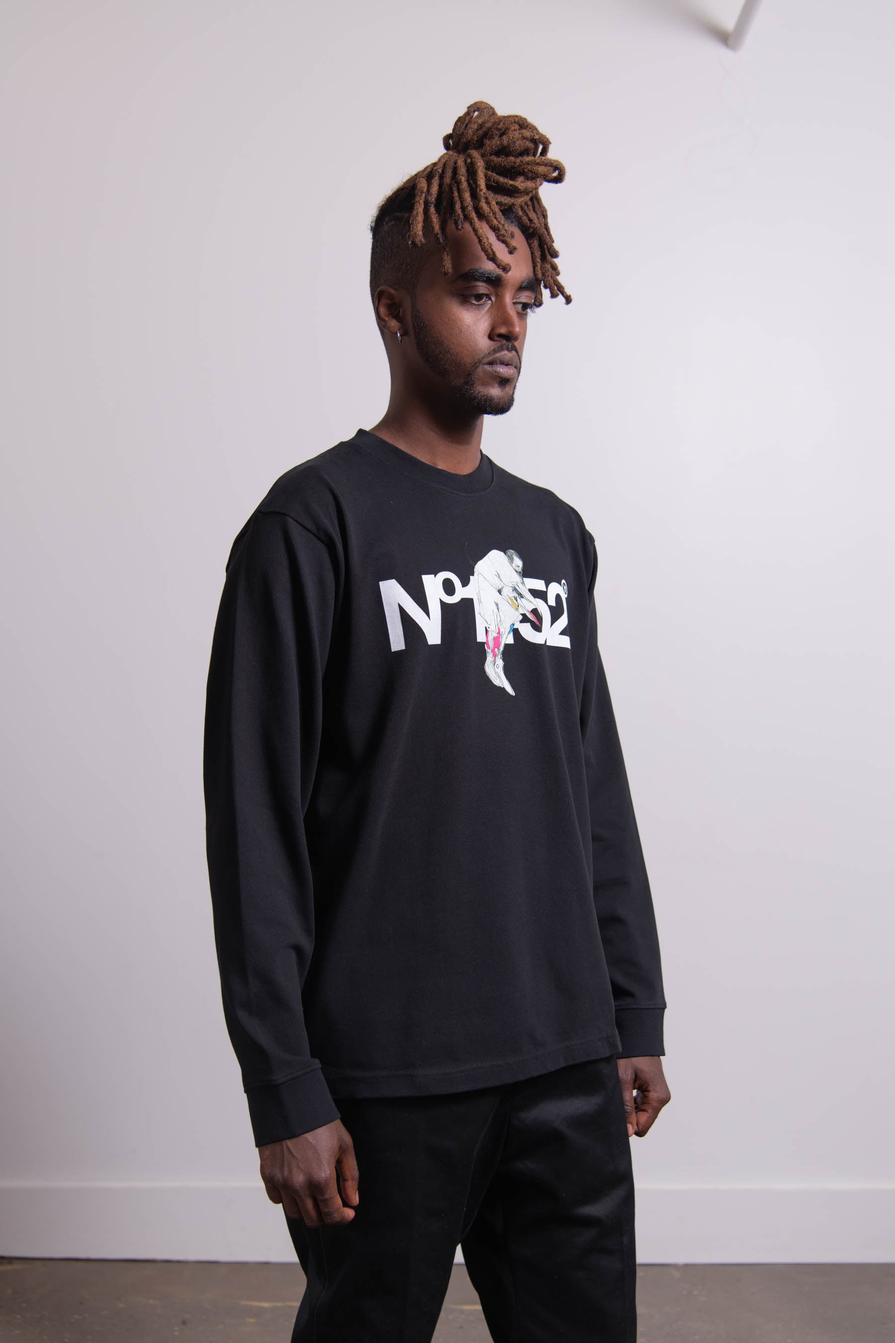 Long Sleeve N.1452 Tee Black