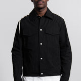 Laced Jacket Black/Cream