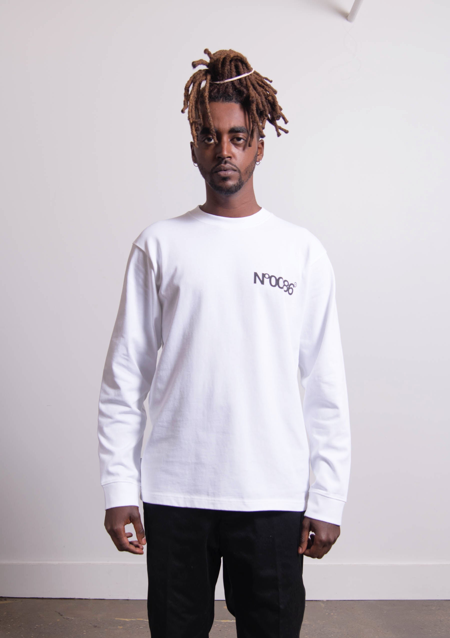 Long Sleeve N.0086 Tee White