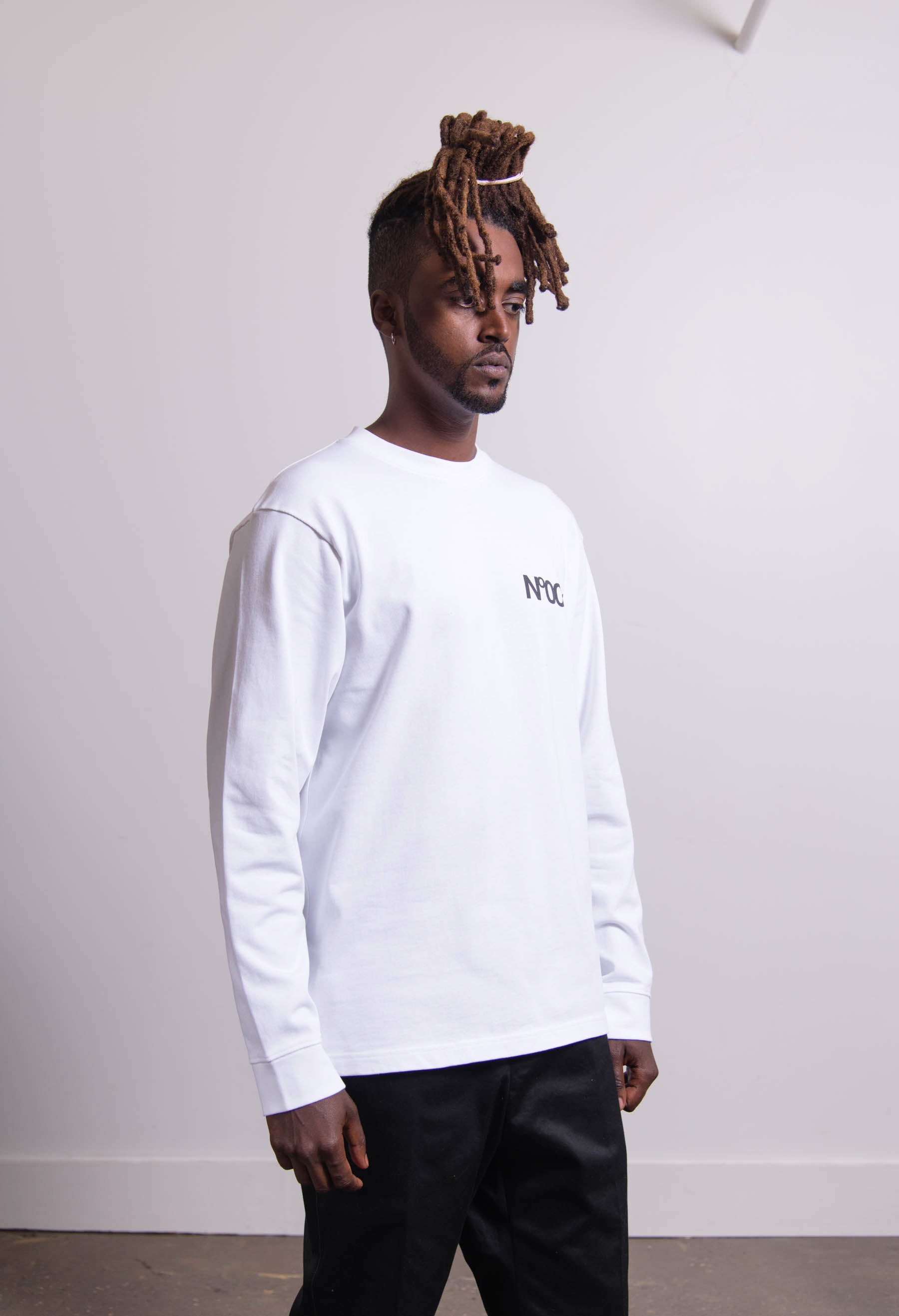 Long Sleeve N.0086 Tee White