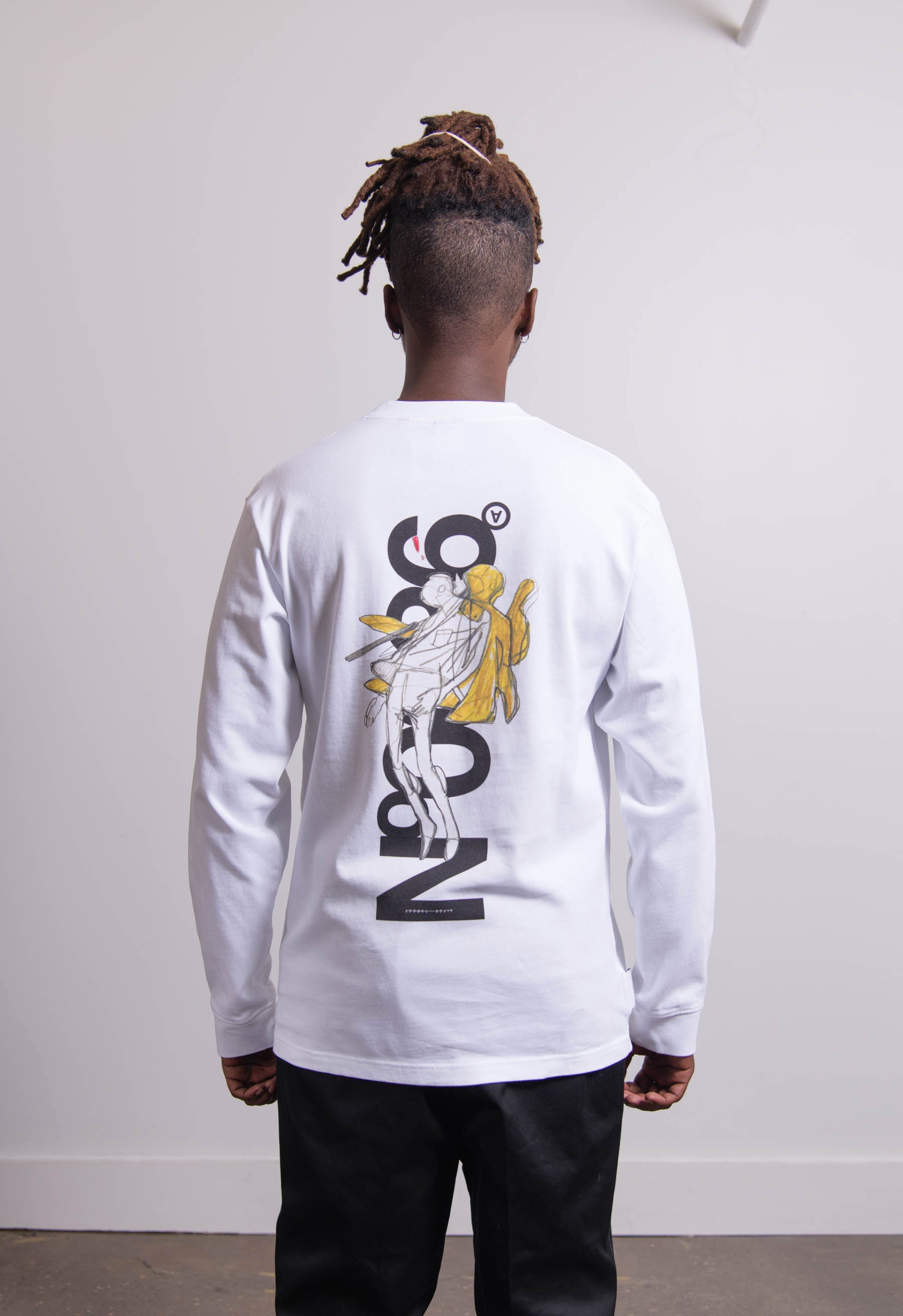 Long Sleeve N.0086 Tee White