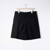 Fine Double Cotton Cargo Short Black JSMU311540