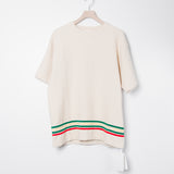 Knit Striped Tee Natural JPUU751509