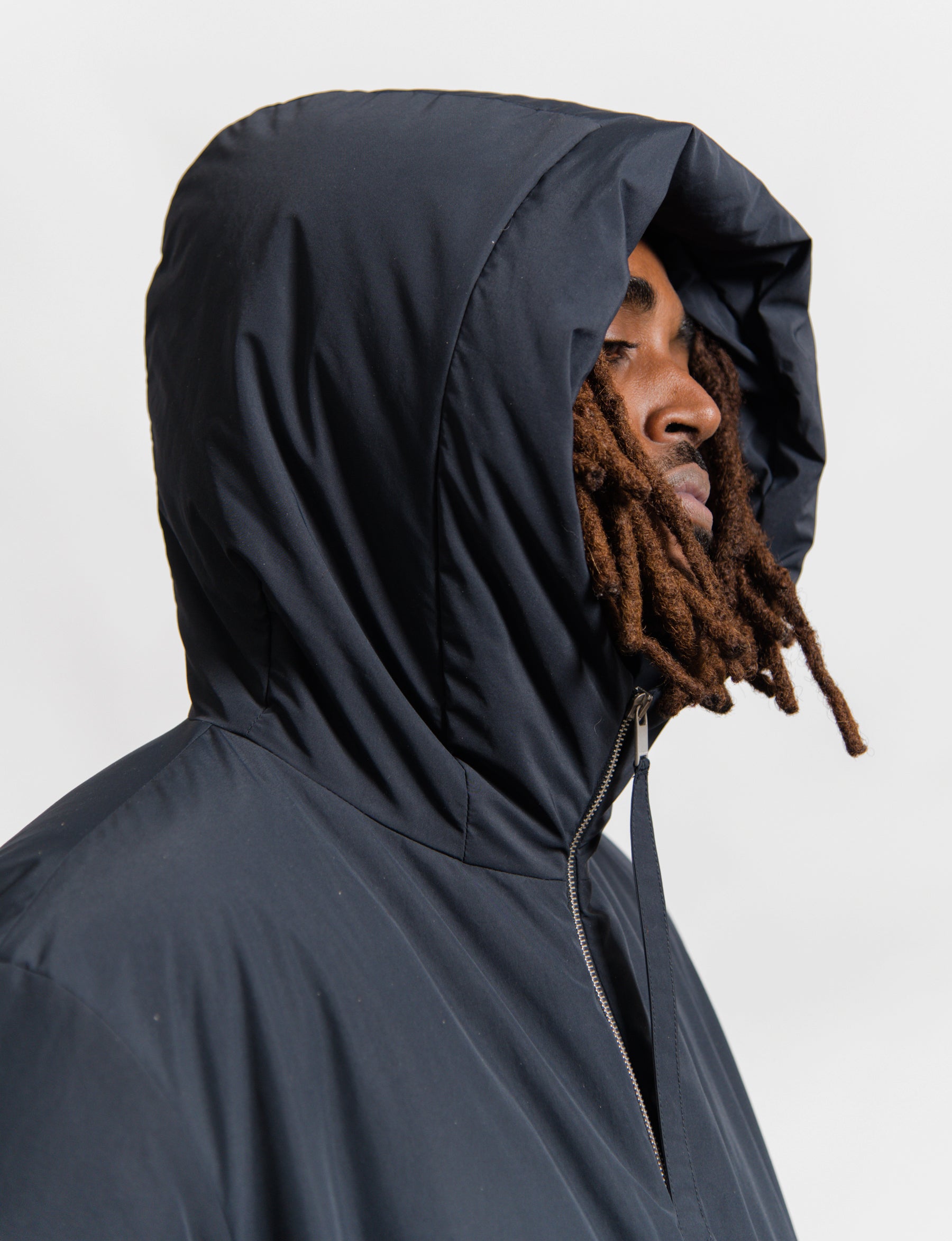 Medium Fill Down Blouson Dark Blue