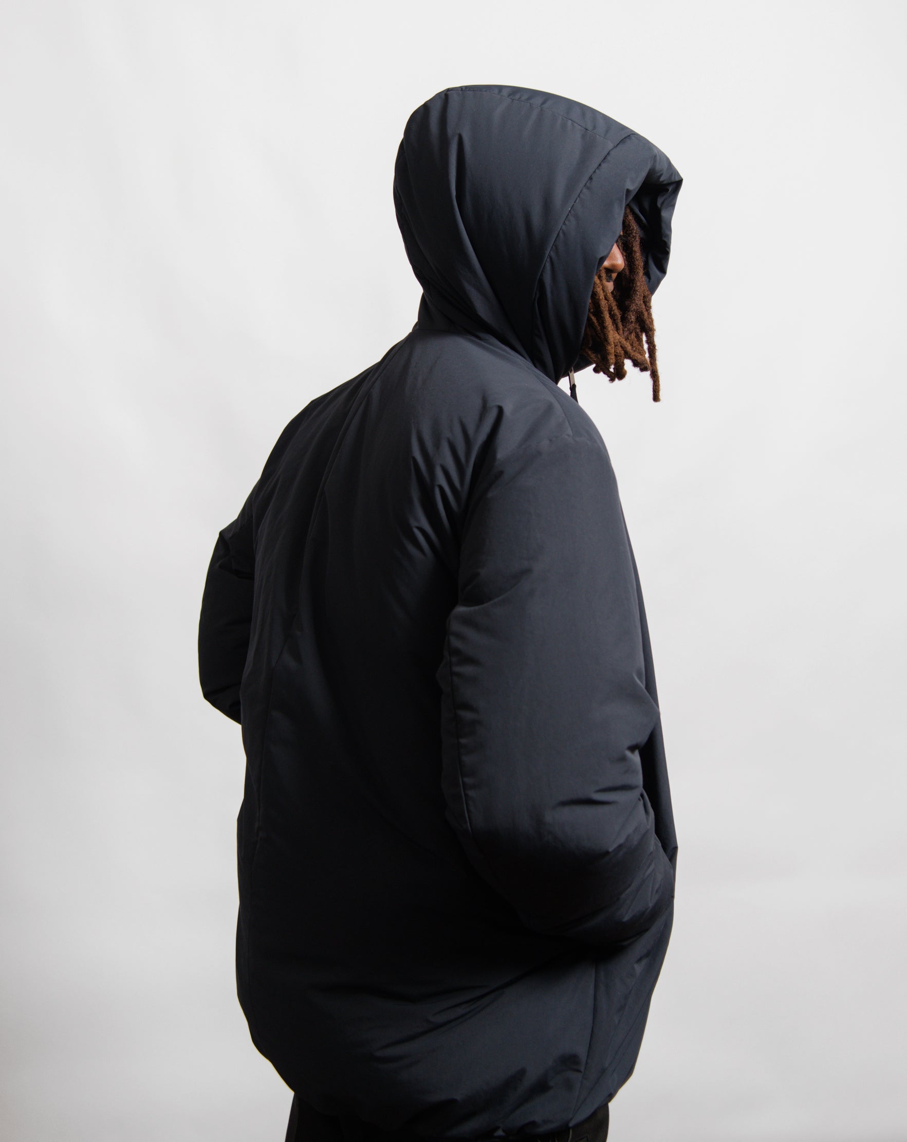Medium Fill Down Blouson Dark Blue