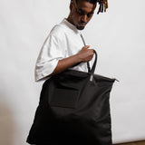 Large Zip Tote Bag Black