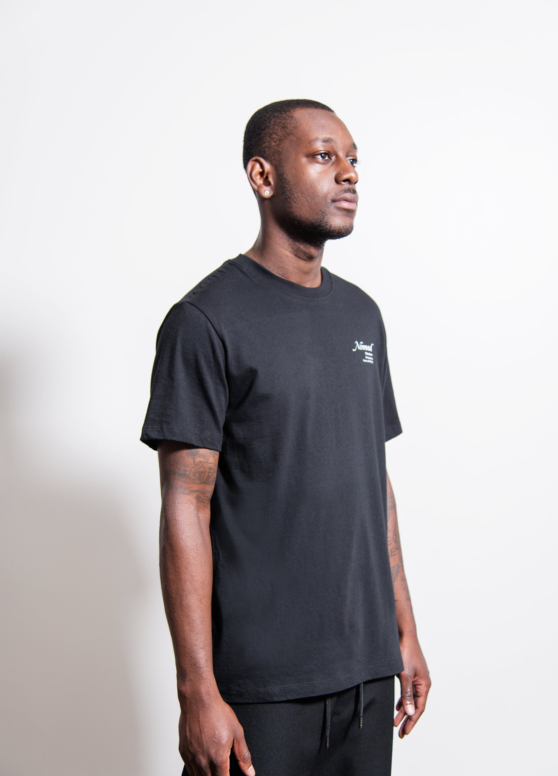 Smoke Break Tee Black/White