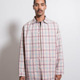 Aberdeen Macro Wool Check Shirt Band Aid