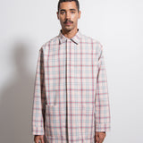 Aberdeen Macro Wool Check Shirt Band Aid