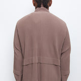 Cargo Pleated Jacket Alpaca Brown JC142-43