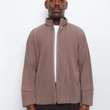 Cargo Pleated Jacket Alpaca Brown JC142-43