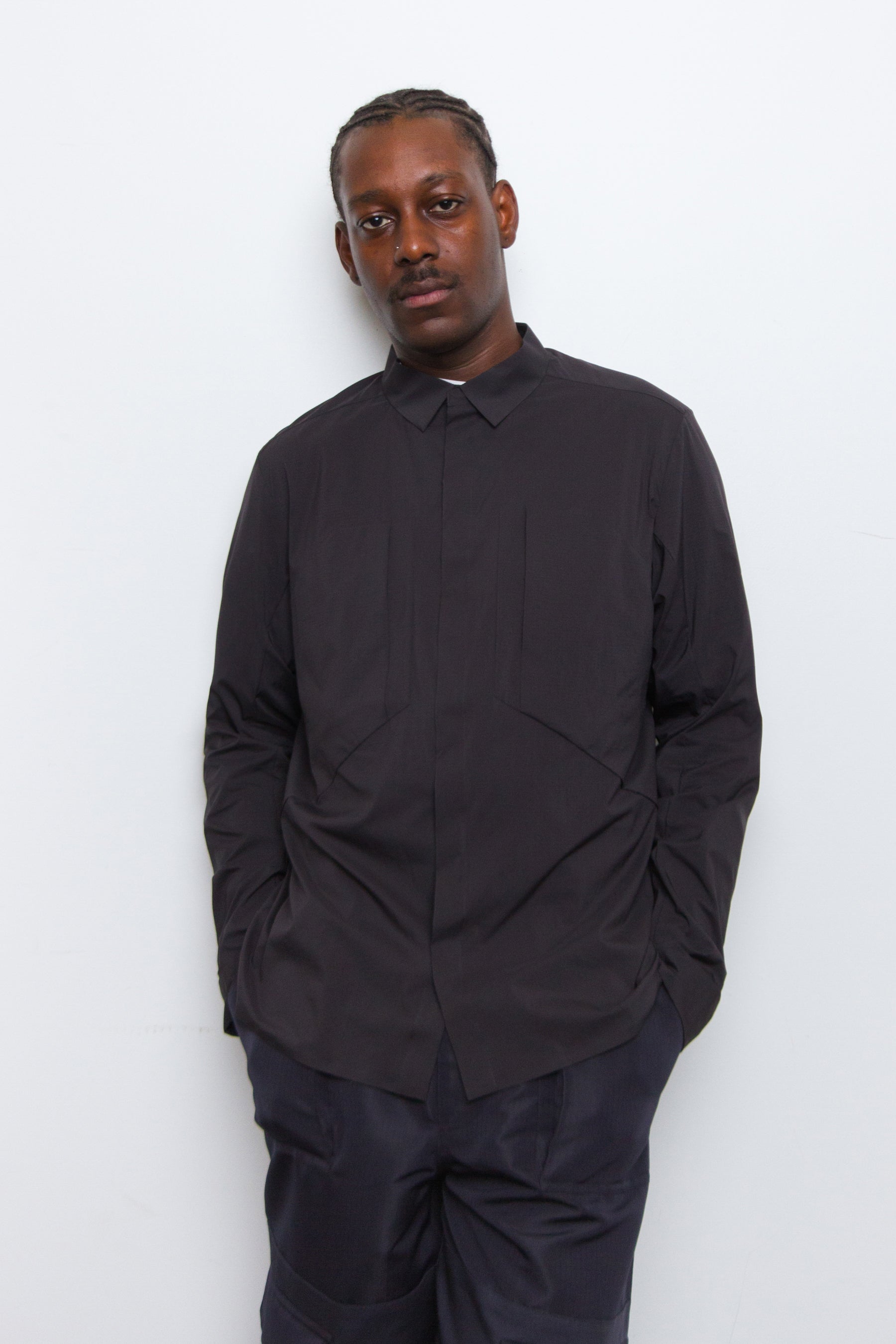 ☆新品☆VEILANCE DEMLO OVERSHIRT BLACK L - トップス