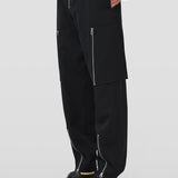 Fine Dry Wool Zip Trouser Black JSMU310931