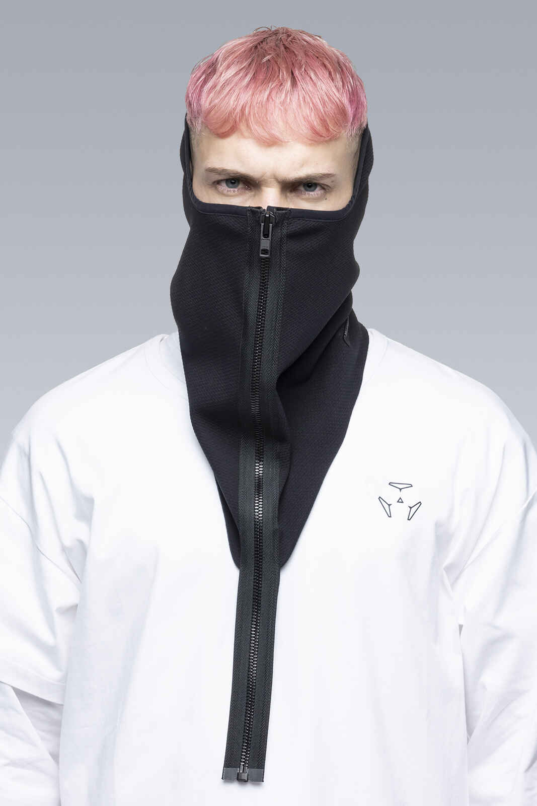 NG4-SS schoeller 3XDRY WB-400 Zip Neck Gaiter Black