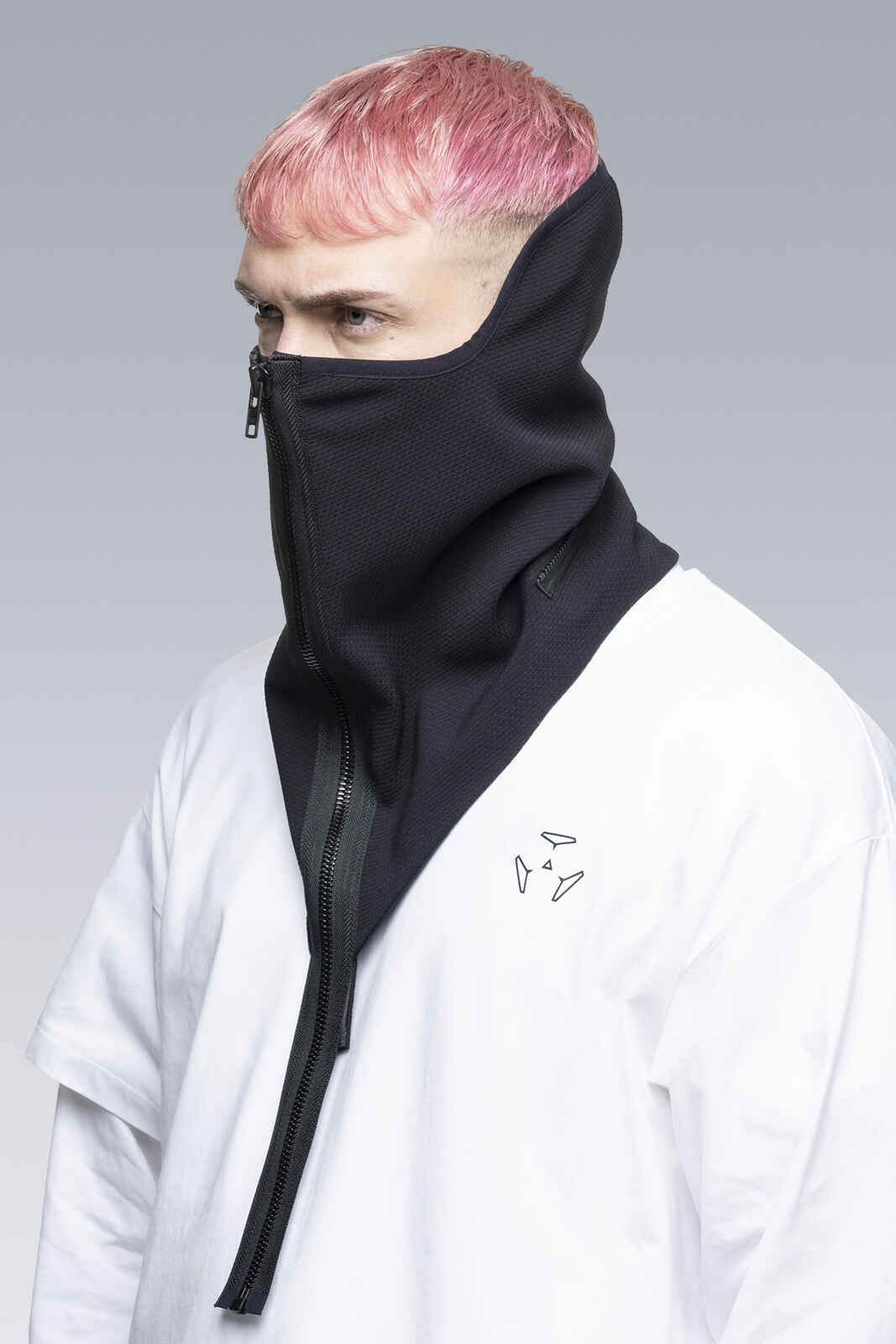 NG4-SS schoeller 3XDRY WB-400 Zip Neck Gaiter Black