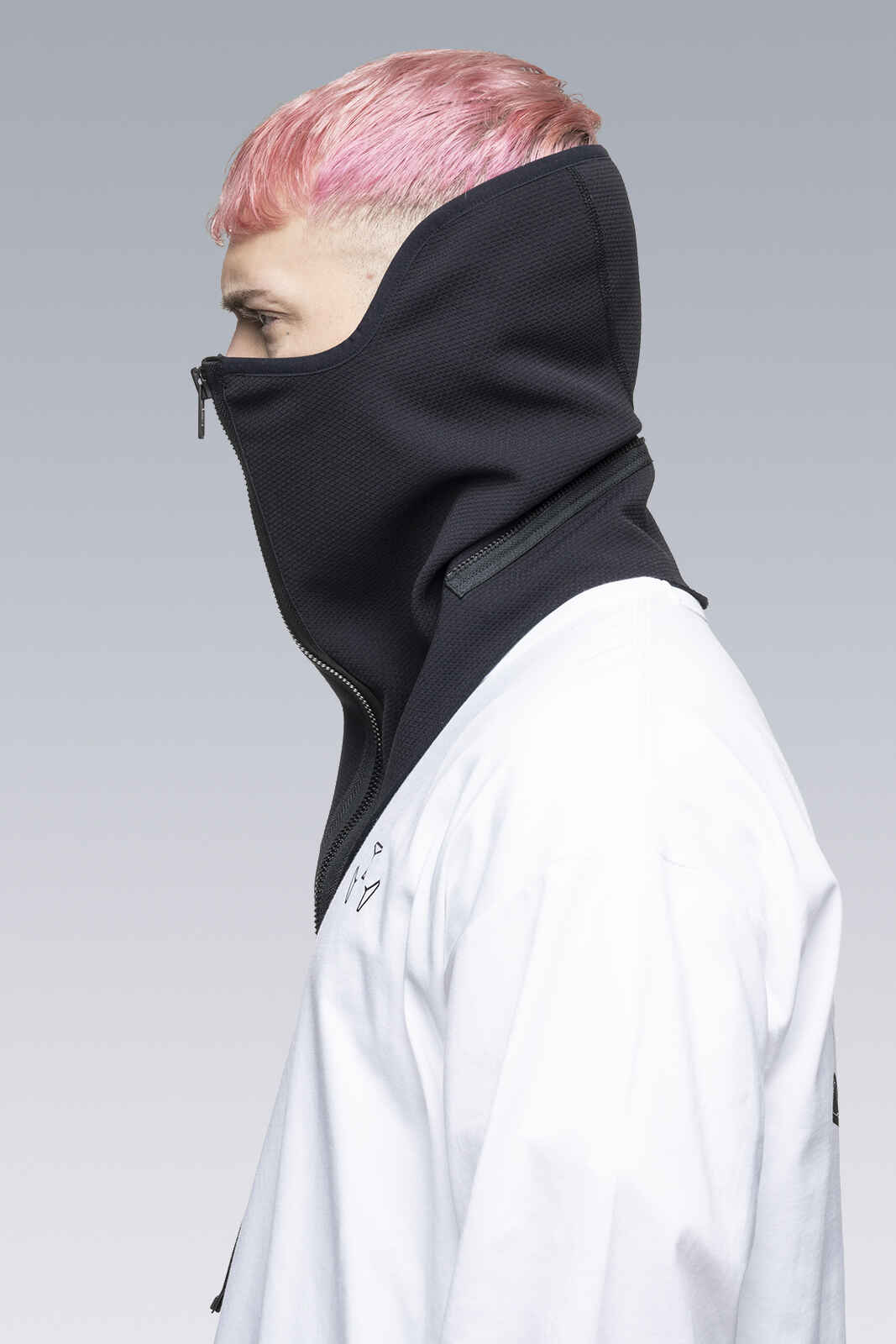 NG4-SS schoeller 3XDRY WB-400 Zip Neck Gaiter Black