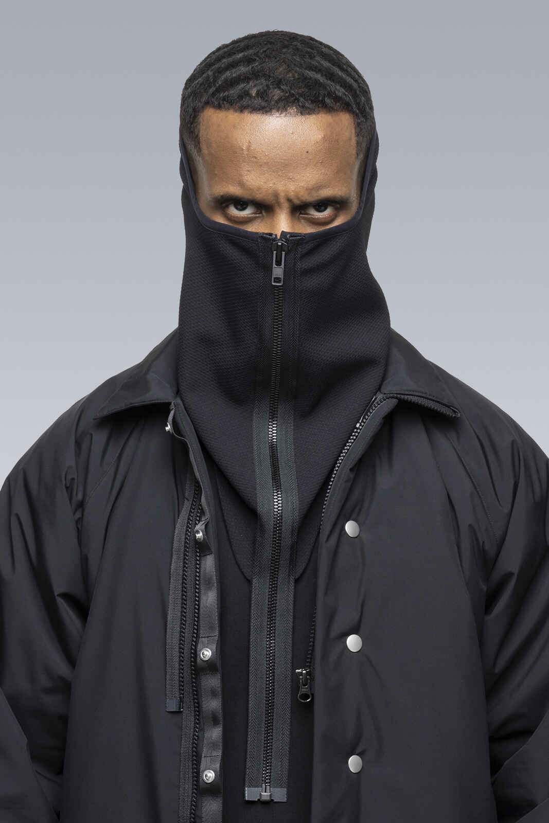 NG4-SS schoeller 3XDRY WB-400 Zip Neck Gaiter Black