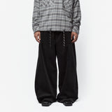 Extreme Wide Leg Tailored Trouser Black 853WP21001