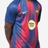 F.C. Barcelona 2025/26 Stadium Home Soccer Jersey Deep Royal Blue/Noble Red/Midwest Gold HJ4590-456