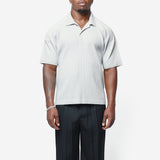 Basics Pleated Polo Light Grey HP59-JM530-11