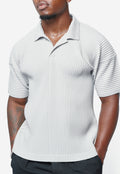 Basics Pleated Polo Light Grey HP59-JM530-11
