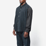 Double Borrowed Shirt Black Faux Lumberjack Check
