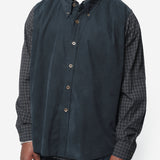 Double Borrowed Shirt Black Faux Lumberjack Check