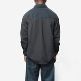 Double Borrowed Shirt Black Faux Lumberjack Check
