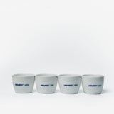 Theory And Practice Soba Cup Set Porcelain White/Blue I035848