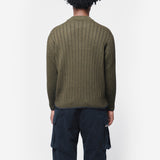 Ribbed Crewneck 63 Army Green CGB41207CZ63