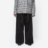 Extreme Wide Leg Tailored Trouser Black 853WP21001