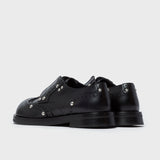 Leather Brogue Derby Black FN-MN-SHOE000316