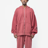 Nike x Martine Rose Full-zip Hoodie TEAM CRIMSON/HTR/WHITE HM9029-613