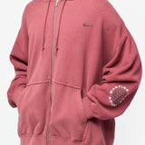 Nike x Martine Rose Full-zip Hoodie TEAM CRIMSON/HTR/WHITE HM9029-613