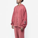 Nike x Martine Rose Full-zip Hoodie TEAM CRIMSON/HTR/WHITE HM9029-613