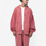 Nike x Martine Rose Full-zip Hoodie TEAM CRIMSON/HTR/WHITE HM9029-613