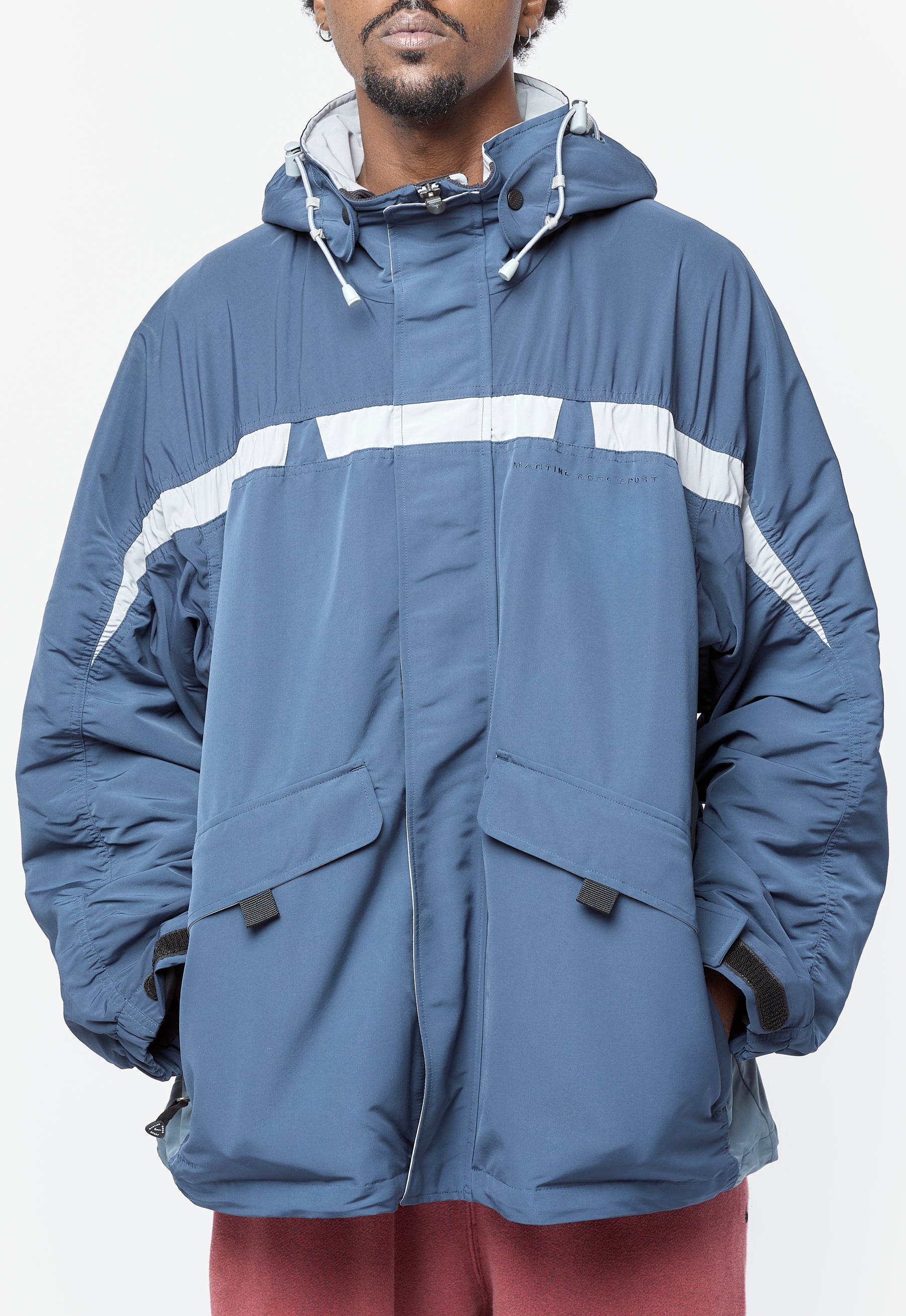 Nike x Martine Rose Sport Ski Parka Armory Navy/Particle Grey