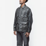 Filson Faux Leather Panelled Jacket Black