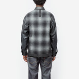 Filson Faux Leather Panelled Jacket Black