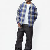 Keesey Check Down Jacket Blue 0125205013001