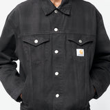 Everson Trucker Jacket Everson Print Black/Pallsander I036266