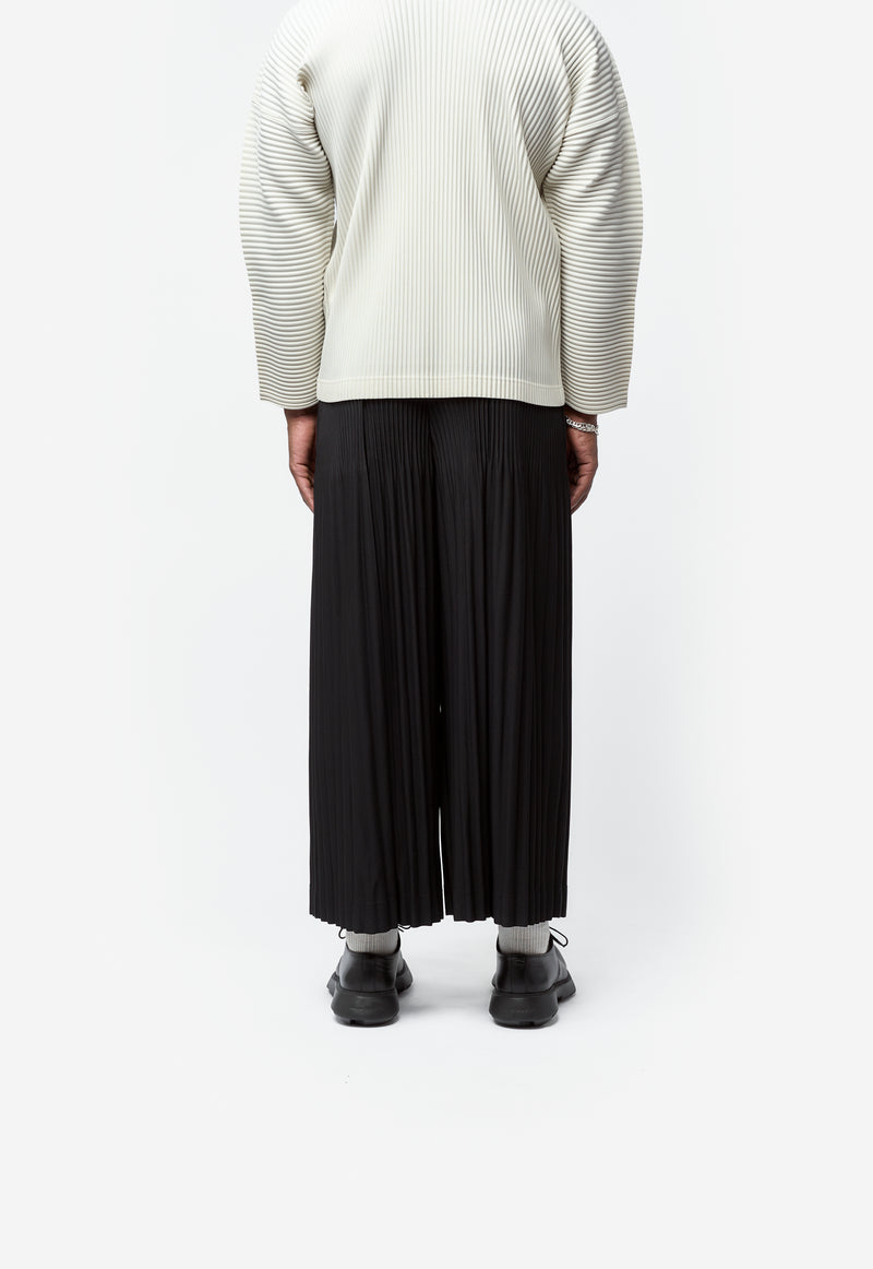 Monthly Colour December Pleated Pant Black HP58-JF124-15